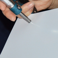 Feuille diffuseur de lumière LED d'usine OEM, feuille en plastique brillant en PVC blanc