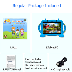Tablette Android 12 pour enfants la plus vendue, 7 pouces, processeur MTK Quad Core 1,2 GHz, 2 Go de RAM, 32 Go de stockage, batterie 3000 mAh, Wi-Fi double bande, 1024x600 - Product Image 5