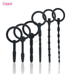 SEXBAY colokan uretra silikon untuk pria mainan seks penghalang uretra mata kuda mainan seks 6 ukuran untuk pria - Product Image 6