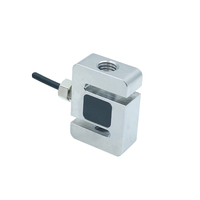 Sensor de Fuerza de Celda de Carga Tipo S Fibos FA303 Económico, Conexión de Brida de Acero Inoxidable, Salida Analógica/Digital, Capacidad de Pesaje 500N