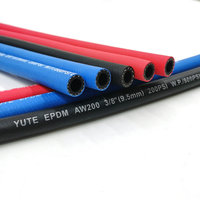 Manguera de aire/agua EPDM de alta temperatura multiusos para compresor de aire y refrigerante (I.D.) 5/16" W.P. Servicio de Corte de 20 Barras, 100m de Longitud