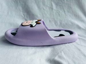 Pantofole viola a forma di mucca da donna, antiscivolo, con suola in EVA, taglia 36-41 - Product Image 6