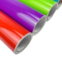 Rouleau de vinyle adhésif permanent multicolore pour lettrage de signalétique, loisirs créatifs et applications de découpe au traceur