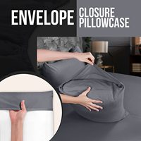 Ensemble de draps de lit 4 pièces en microfibre brossée résistante à la décoloration et au rétrécissement