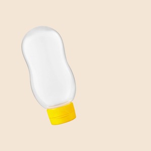 Botella exprimible de cocina para mascotas de plástico de 100g al mejor precio para miel, tapa de válvula de silicona, botellas de salsa de Ketchup de 150g, tarros - Product Image 4