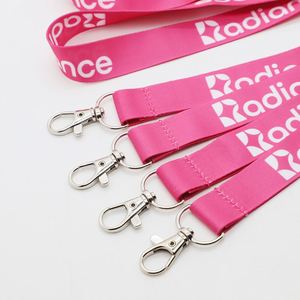 Custom Promotional Gifts Lanyards Heat Transfer Lobster Clasp Beauty Brand ID Card Holder Lanyard Keychain - Product Image 2