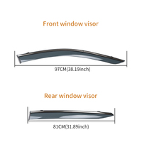 Cedimeet pour BUICK SENVISION S 2020- Pare-soleil de fenêtre à injection, pare-pluie, accessoires de voiture, matériau PC, facile