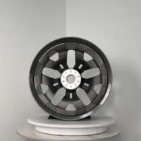 Jantes en alliage d'aluminium personnalisées 5x112 5x120 18 22 pouces 8.5 10J ET25 30 concaves profondes noires pour VW Audi