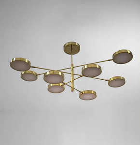 Lámpara de araña estilo Sputnik de 8 brazos, lámpara Stilnovo, accesorio de techo, diseño de iluminación Retro para sala de estar y oficina - Product Image 5