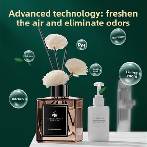 Diffuseur d'arômes sans flamme pour toilettes, désodorisant d'intérieur, flacon <span class=keywords><strong>de</strong></span> parfum aux fleurs séchées, assainisseur d'air longue durée pour chambre - Product Image 3