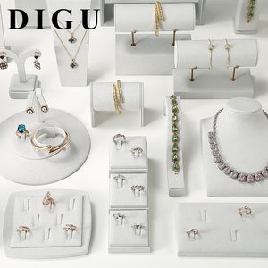 Ensemble <span class=keywords><strong>de</strong></span> présentoirs à <span class=keywords><strong>bijoux</strong></span> DIGU gris, support pour bagues et boucles d'oreilles, possibilité <span class=keywords><strong>de</strong></span> combiner librement <span class=keywords><strong>les</strong></span> présentoirs à <span class=keywords><strong>bijoux</strong></span> pour toutes <span class=keywords><strong>les</strong></span> catégories - Product Image 2