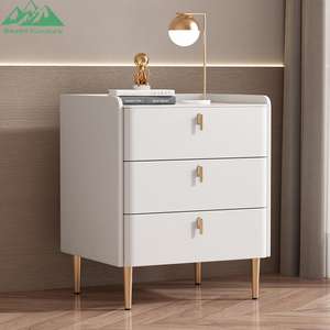 Wayon Smart Home Furniture <strong>Mini</strong> Coffee Table Modern Designed LED Light Wireless Charging Cooling <strong>Drawer</strong> Bedside Table - Product Image 5