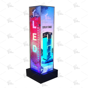 Trung tâm mua sắm <span class=keywords><strong>Led</strong></span> Cube trụ cột quảng cáo trong nhà lightbox cột ánh sáng hộp hiển thị <span class=keywords><strong>LED</strong></span> quảng cáo trụ cột - Product Image 5