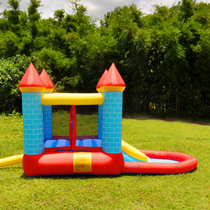 Castillo inflable de tela Oxford, juguetes combinados, casa que rebota multifuncional, combinaciones de paredes de escalada inflables - Product Image 4