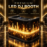 Écran LED pliable P2.5 pour comptoir de bar DJ intérieur, idéal pour affichage en magasin, location et événements
