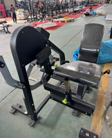 Machine de musculation professionnelle SK à double fonction (extension et flexion des jambes), à charge par plaques, pour quadriceps et ischio-jambiers, certifiée CE