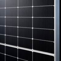 Panneau solaire bifacial 550W 580W 600W type N, module solaire double vitrage, 23,2% d'efficacité élevée, panneau PV IP68 1500V pour ferme solaire
