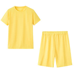 Tenues pour femmes, t-shirt et ensembles de shorts, ensemble de shorts en deux pièces pour femmes, shorts de motard vierges, ensembles de shorts personnalisés pour l'été - Product Image 4