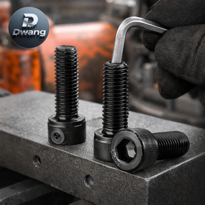 <span class=keywords><strong>Perno</strong></span> de Acero Aleado DIN 912 Grado 12.9 de Alta Resistencia M6 <span class=keywords><strong>M8</strong></span> M10 Longitud 10mm 200mm Rosca Completa para Máquina CNC - Product Image 1