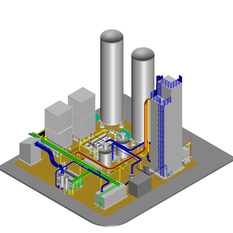 Biogas Purification to Bio LNG Plant