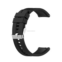Tali jam tangan Huawei 3/3 Pro GT 2/2e GT2 Pro, aksesori gelang jam tangan silikon olahraga Magicwatch 20mm 22mm