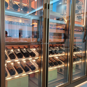 Réfrigérateur à vin de luxe personnalisé, refroidisseur de boissons, acier inoxydable, contrôle électronique de la température, usage commercial et domestique - Product Image 3