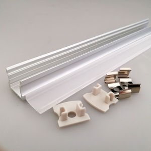 Profilé en aluminium extrudé anodisé blanc, anodisé or, anodisé noir, LED, pour fenêtres et portes - Product Image 5