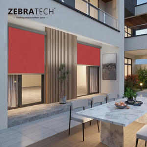 <span class=keywords><strong>Tenda</strong></span> a <span class=keywords><strong>Rullo</strong></span> Elettrica Ziptrack da Esterno Impermeabile, <span class=keywords><strong>Tenda</strong></span> Avvolgibile a Cerniera per Ombreggiatura - Product Image 4