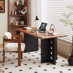 Solid Wood <b>Desk</b> 1.4M 1.6M 1.8M Rectangle <b>Simple</b> Office Writing <b>Desk</b> Nordic Minimalist Style - Product Image 1