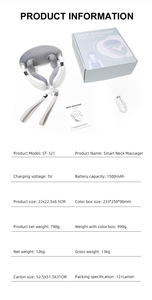 Nuevo Producto 2026, Masajeador Eléctrico Multifunción para Cuello con Calor, Masajeador de Hombros, Alivio del Dolor Muscular, para Oficina, Hogar y Auto - Product Image 6