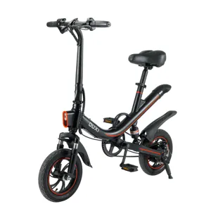 Eu Ons Magazijn Twee Wielen 14 "Tire 15AH Dubbele Schijfrem Opvouwbare E-Bike V5 Mini Elektrische Fiets voor Volwassenen