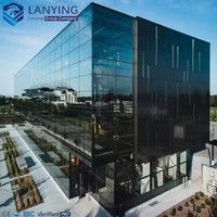 Gedung Perkantoran Struktur Baja Bertingkat Mewah Merek LANYING |   Modern, Tahan Lama & Efisien untuk Proyek Kantor Perusahaan
