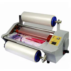 UV Largement Utilisé A4 et A3 Mini Papier Froid Chaud Rouleau Machine De Plastification UV Imprimante Rouleau À Rouler