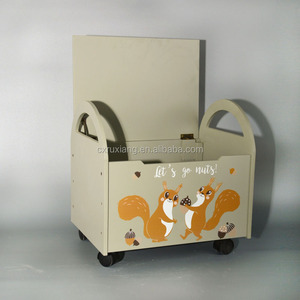 Giá rẻ đáng yêu trẻ em Đồ chơi bằng gỗ bin lưu trữ tổ chức hộp - Product Image 3