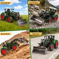 Jouets de tracteur agricole télécommandés DWI 2,4 GHz, jouets de tracteur agricole télécommandés, meilleurs cadeaux pour les enfants