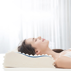 Massage Neck Contour Orthopedic Memory <strong>Foam</strong> Natural Dunlop Cervical Nap Well Sleep Thailand Hotel Bedding <strong>Latex</strong> <strong>Pillow</strong> - Product Image 3