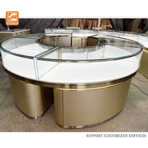 Illuminazione a LED personalizzabile in metallo acrilico espositore <span class=keywords><strong>per</strong></span> gioielli da banco di fabbrica diretta al dettaglio <span class=keywords><strong>per</strong></span> il centro commerciale gioielli padiglione - Product Image 2