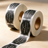 Autocollant en vinyle imperméable pour gobelet isotherme, bouteille thermos, logo personnalisé, forme découpée, résistant à la décoloration, qualité supérieure durable