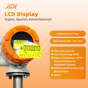 Jide điện từ đo lưu lượng 4-20mA RS485 đầu ra xung từ đo lưu lượng cho nước lỏng xử lý nước thải - Product Image 6