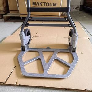 Ağır katlanır alüminyum alaşımlı arabası iki tekerlekli el kamyon yük kapasitesi <span class=keywords><strong>150KG</strong></span> OEM özelleştirilebilir 1 yıl garanti için - Product Image 5