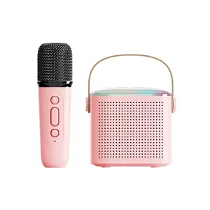 Kabellose BT-Maschine, tragbare BT-Karaoke-Lautsprecher mit Mikrofon für Heimparty