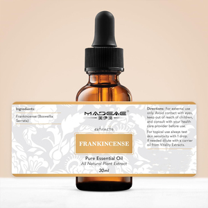 Siero viso infuso incenso per donne cura della pelle acido ialuronico infuso ricino viso umido e nutriente - Product Image 4