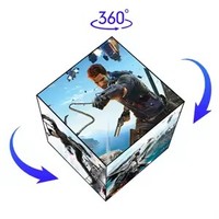 Module d'écran LED en cube GQY pour intérieur P1.953, 250*250mm, sans soudure, angle droit de 90 degrés, écran d'affichage LED pour coin de mur publicitaire