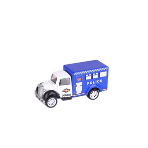 24 pièces 1/55 Simulation alliage métal Dicast métal modèle de voiture de police voiture <span class=keywords><strong>camion</strong></span> moulé sous pression <span class=keywords><strong>jouet</strong></span> retirer pour enfant - Product Image 5
