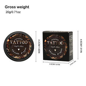 Etiqueta privada Tatoo orgánico Ungüento para el cuidado posterior Etiqueta privada Bálsamo curativo Crema orgánica para tatuajes Reparación Cuidado posterior OEM Bálsamo para tatuajes - Product Image 6
