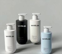 Bouteilles en plastique PET recyclables de 350 ml et 500 ml, personnalisables en couleur, pour sérum, lotion, shampoing et soins de la peau, grande capacité, pour soins de la peau