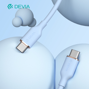 Cable de Silicona USB 3.2 Tipo-C a Tipo-C de 60W, 3A, Carga Rápida, Sincronización de <span class=keywords><strong>Datos</strong></span>, 1.2M para Teléfonos Móviles - Product Image 6
