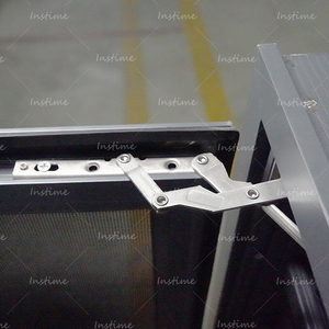 Instime dẫn đầu ngành công nghiệp giá cả cạnh tranh sắt rèn cửa sổ nướng thiết kế cửa sổ nhôm kính hai lớp chống cho ngôi nhà - Product Image 6