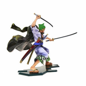 Figura Anime 24cm personalizzata in PVC resina di alta qualità Action & Toy Collection Figure di un pezzo <span class=keywords><strong>bounty</strong></span> Wano Roronoa Zoro Figure - Product Image 3