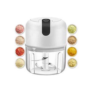 100ml <span class=keywords><strong>Mini</strong></span> hachoir à ail électrique USB charge Masher robuste Durable <span class=keywords><strong>Chili</strong></span> broyeur de légumes pour ail gingembre Machine - Product Image 1